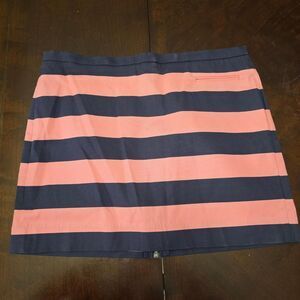 Gap Pink and Blue Mini Skirt